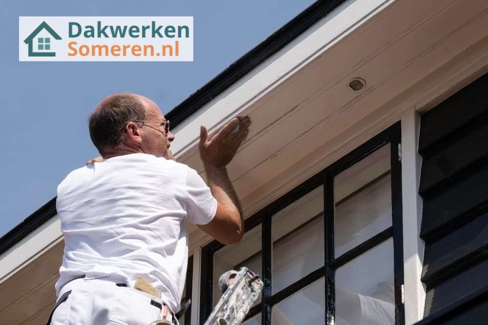 Dakgoot afwerken door onze dakdekker Dakgoot afwerken door onze dakdekker in Someren